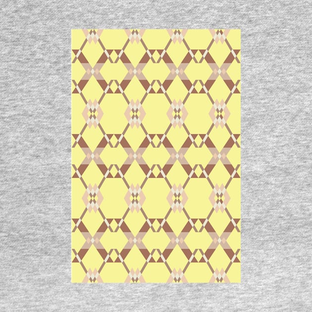 Diamond pattern on the yellow background by Evgeniya